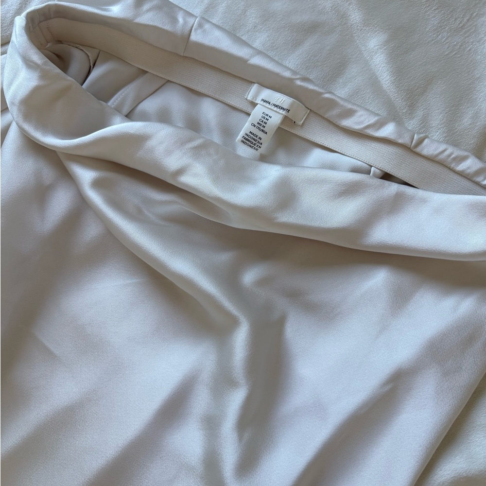 H&M Cream Maternity Midi Skirt